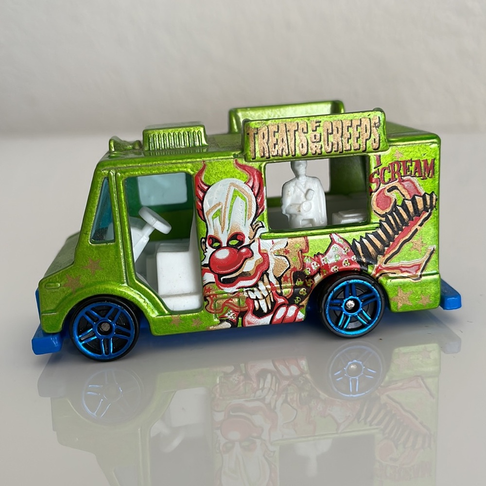 Vintage 1983 Hotwheels Treats For Creeps Ice Cream Car